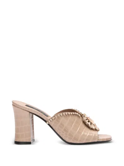 Philipp Plein Klassische Sandalen In Neutral