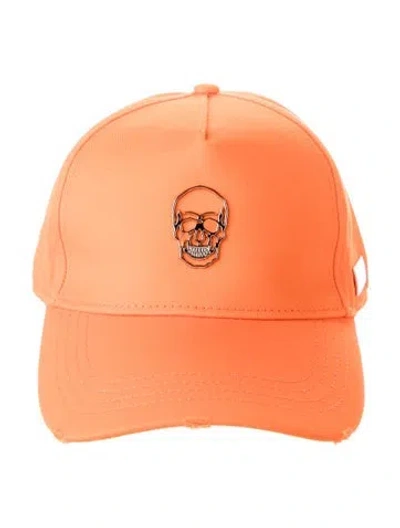 Pre-owned Philipp Plein Orange Adjustable Cap