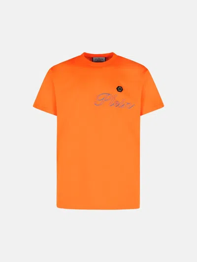 Philipp Plein Orange Cotton T-shirt