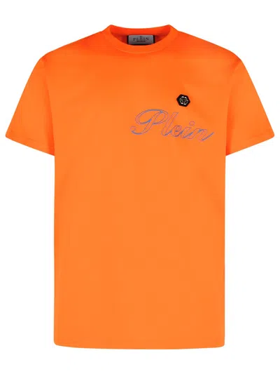 Philipp Plein Orange Cotton T-shirt