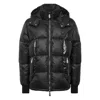 Philipp Plein Logo Patch Down Jacket In Black