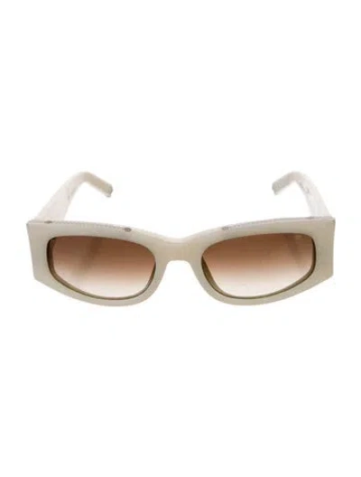 Pre-owned Philipp Plein Oversize Tinted Sunglasses In Neutral