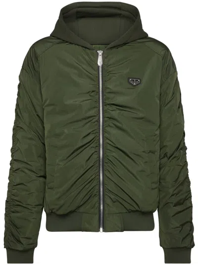 Philipp Plein Padded Jacket In Green