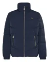 Philipp Plein Padded Nylon Jacket In Multi