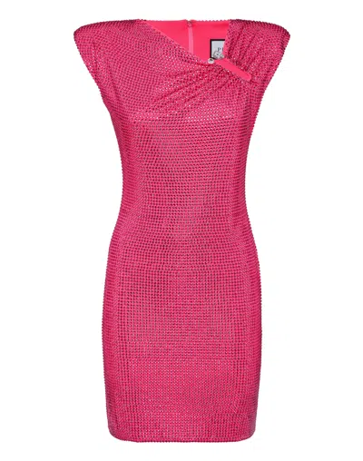 Philipp Plein Crystal-embellished Mini Dress In Multi
