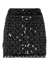 Philipp Plein Paillette-embellished Mini Skirt In Black