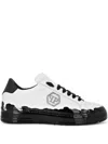 Philipp Plein Sneakers Mit Farbklecks-print In White