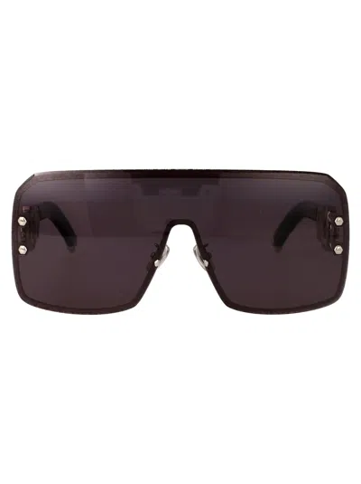 Philipp Plein Palladio Lucido Totale Titanium Sunglasses In Brown