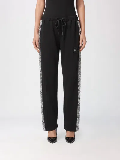 Philipp Plein Pants Woman In Black