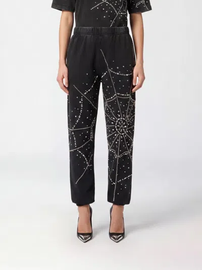 Philipp Plein Pants Woman In Black