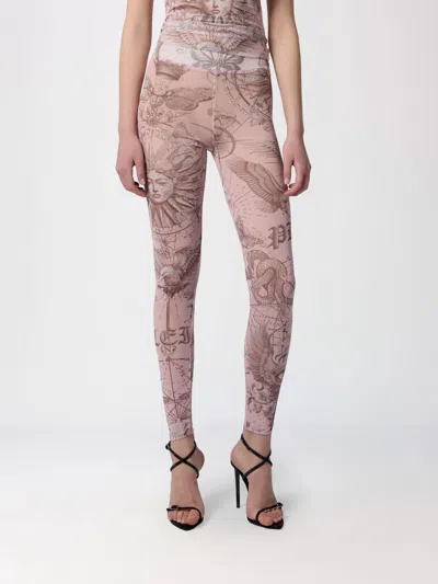 Philipp Plein Pants Woman In Pink