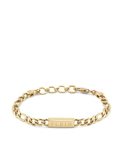 Philipp Plein Paperclip Bracelet In Gold