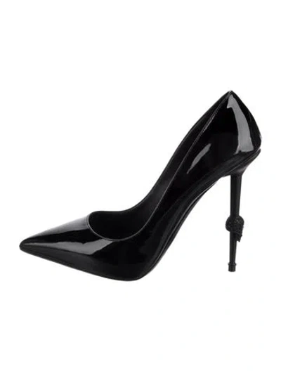 Pre-owned Philipp Plein Patent Leather Pumps In Black