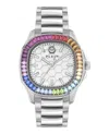 Philipp Plein Women's The Spectre Lady Stainless Steel Bracelet Watch 38mm In Silver