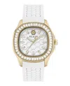 Philipp Plein Unisex Chronograph White Silicone Strap Watch 42mm In White