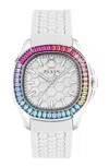 Philipp Plein Women's Spectre Lady White Silicone Strap Watch 38mm In Multi