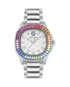 Philipp Plein Women's The Spectre Lady Stainless Steel Bracelet Watch 38mm In White/silver