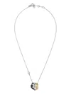 Philipp Plein Plein Edge Cable Chain Necklace In Metallic