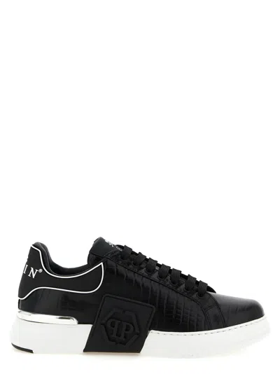 Philipp Plein Phantom Kick$ Cocco Sneakers In Black