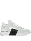 Philipp Plein Phantom Kicks Crocodile-effect Sneakers In White