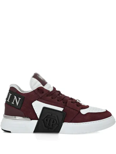 Philipp Plein Phantom Kicks Low-top Sneakers In Red