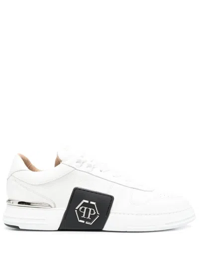 Philipp Plein Phantom Lo-top Sneakers In White