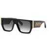 Philipp Plein Square-frame Acetate Sunglasses In Black