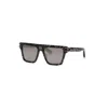 Philipp Plein Aviator-frame Acetate Sunglasses With Saddle Nose Bridge In Black