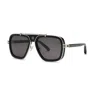 Philipp Plein Plein Icon Oversize-frame Sunglasses In Black