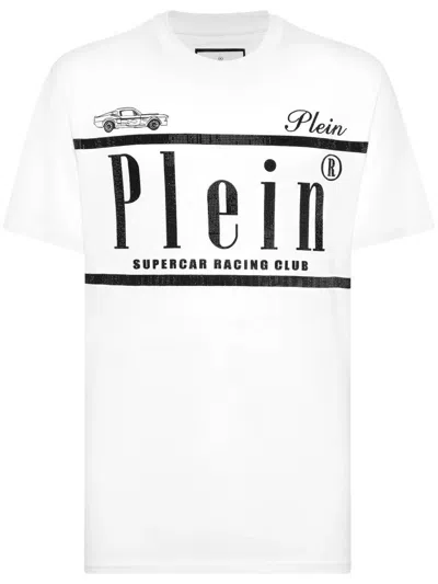 PHILIPP PLEIN PHILIPP PLEIN PHILIPP PLEIN STRASS RACING CLUB T-SHIRT