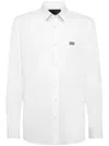 Philipp Plein Shirt Sugar Daddy Cut Ls Gothic Banner