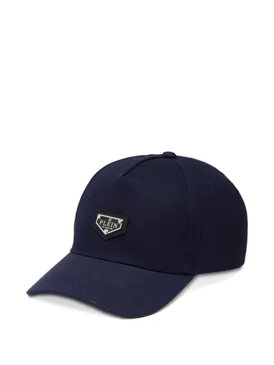 Philipp Plein Baseball Cap Pp Plaque Unisex In Blue