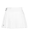 Philipp Plein Skull Pleated Mini Skirt