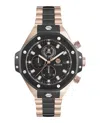 Philipp Plein Plein Chrono Royal Bracelet Watch In Black
