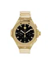 Philipp Plein Plein Chrono Royal Ip Yellow Gold Bracelet Watch/42mm In Gold