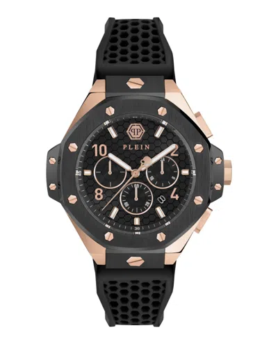 Philipp Plein Plein Chrono Royal Silicone Watch In Yellow