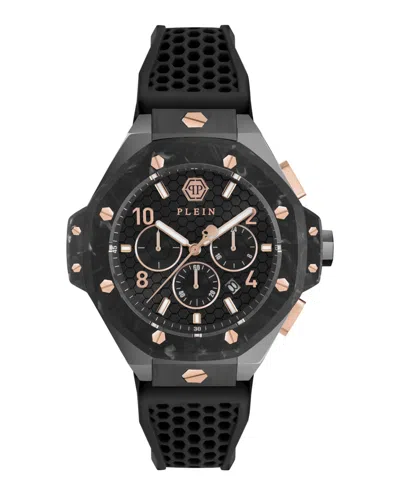 PHILIPP PLEIN PLEIN CHRONO ROYAL SILICONE WATCH