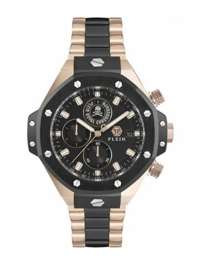 Pre-owned Philipp Plein Plein Chrono Royal Watch, 46mm In Black
