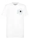 Philipp Plein T-shirt Round Neck Plein Coursive Stones In White
