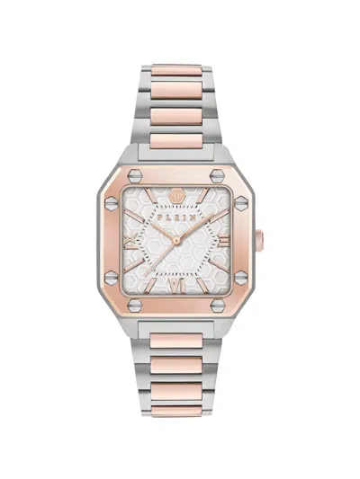 Philipp Plein Plein Edge 34mm Watch In Pink