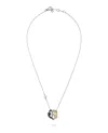 Philipp Plein Plein Edge Cable Chain Necklace In Metallic