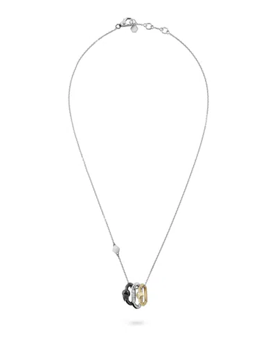 PHILIPP PLEIN PLEIN EDGE CABLE CHAIN NECKLACE