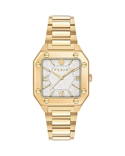 Philipp Plein Plein Edge Watch, 34mm In Gold