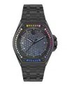 Philipp Plein Plein Extreme Crystal Watch In Black
