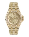 Philipp Plein Plein Extreme Crystal Watch Woman Wrist Watch Gold Size - Stainless Steel