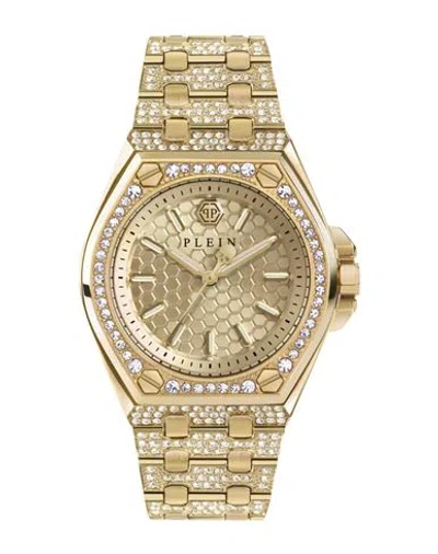 Philipp Plein Plein Extreme Crystal Watch Woman Wrist Watch Gold Size - Stainless Steel In Gold