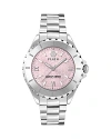 Philipp Plein Plein Heaven Bracelet Watch In Pink/silver
