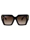 Philipp Plein Plein Hera Sunglasses In Black Gold