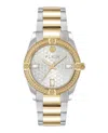 Philipp Plein Plein Icon Chain Crystal Watch In Metallic