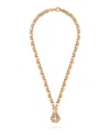 Philipp Plein Plein Icon Chain Necklace Man Necklace Gold Size Onesize Stainless Steel In Gold